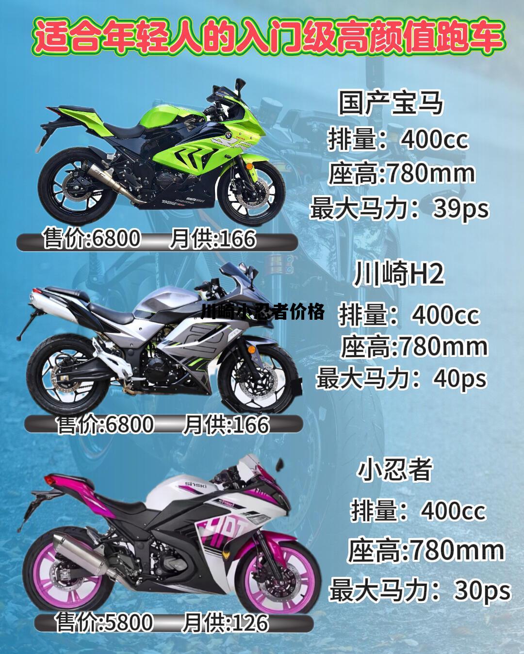 川崎小忍者价格_川崎小忍者价格400